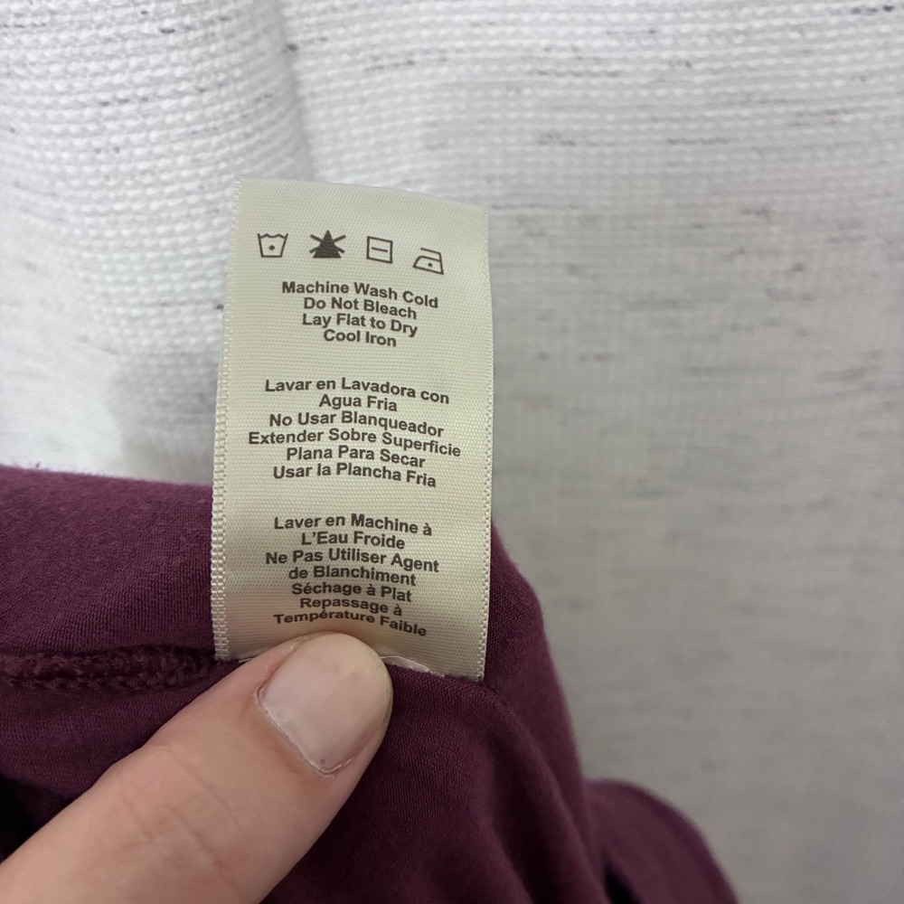 UGG Australia Womens Pima Cotton Leggings Burgundy Plum Comfy Lounge Large - Picture 8 of 8